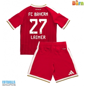 Billiga Bayern Munich Konrad Laimer #27 Hemmatröja Barn 2026-27 Kortärmad (+ Korta byxor)